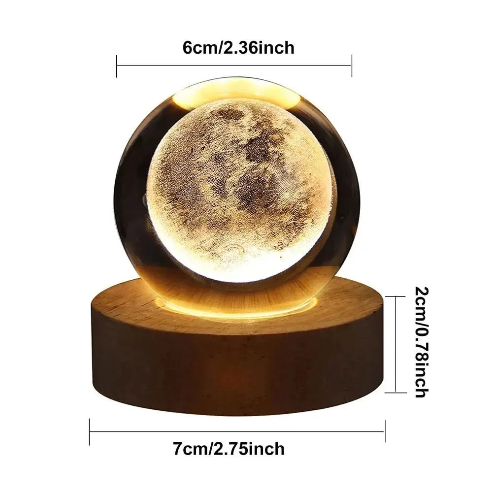 Unique 3D Crystal Ball Lamp - Image 6